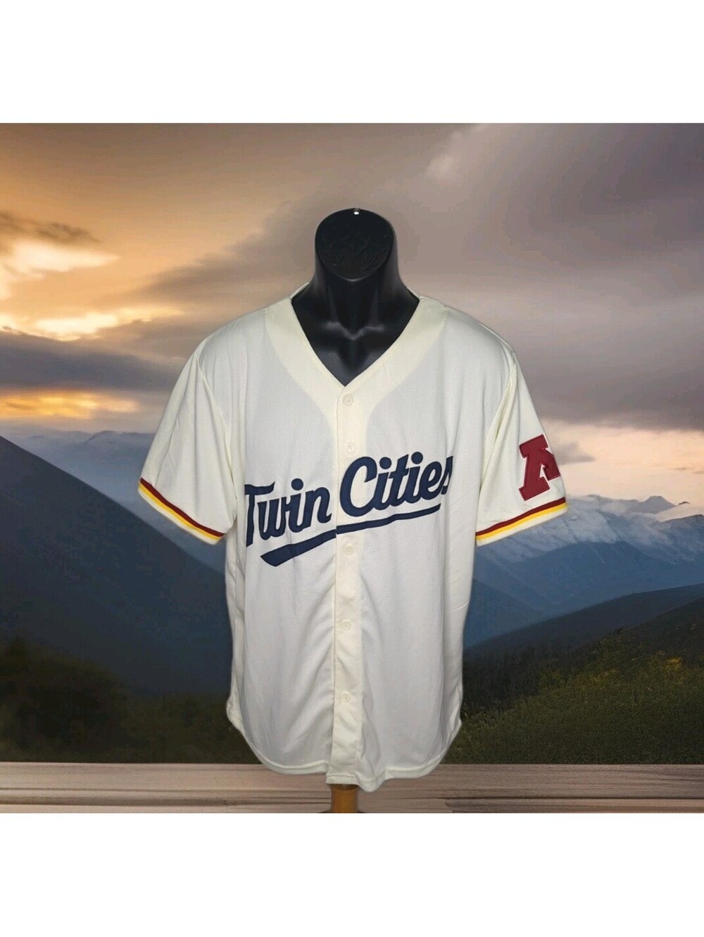 Minnesota Twins U of MN Gophers Promo Night Baseball Jersey Mens Medium Cotopaxi
